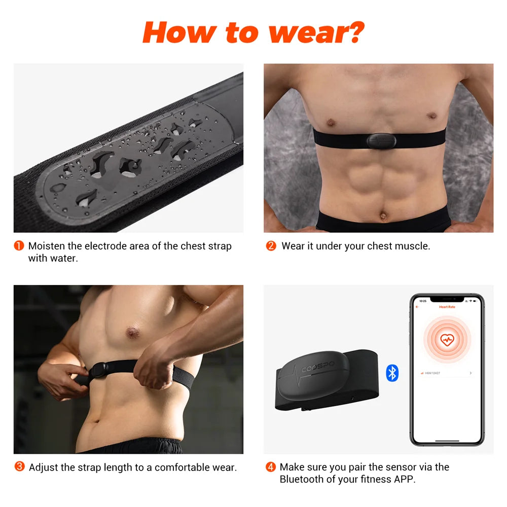 COOSPO H6M Chest Heart Rate Monitor