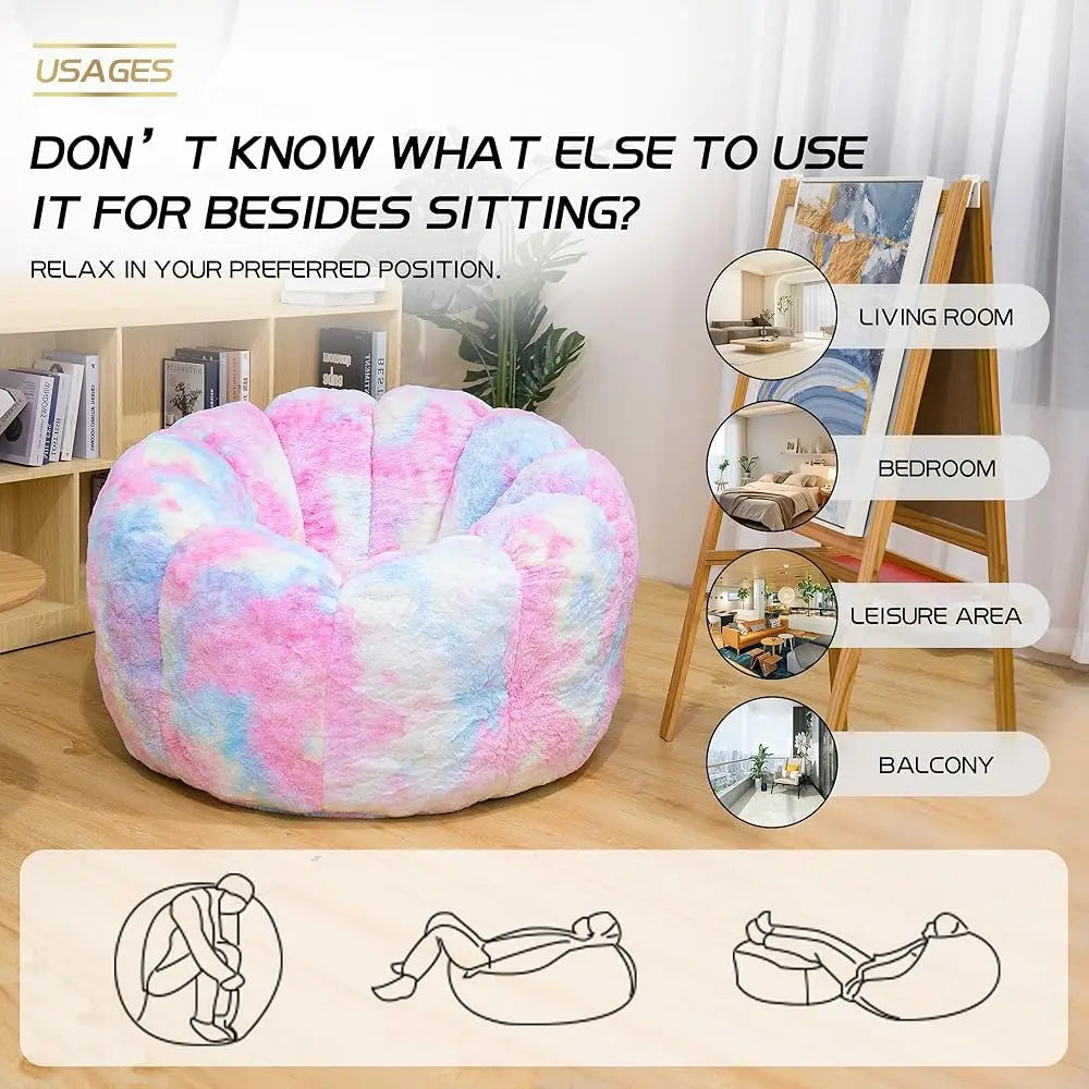 Giant Oversize Bean Bag for Bedroom, Living Room, Dorm, Gameroom