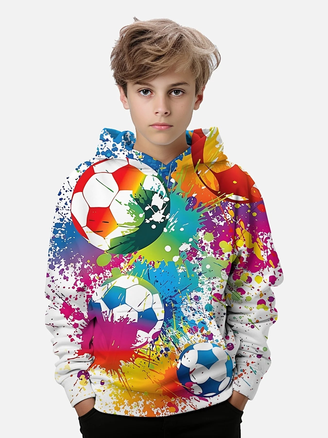 Hoodies Creative 3D Art Graffiti Sweatshirt