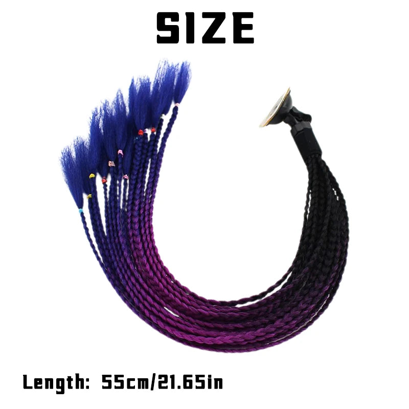 1pc Women Ponytail Helmet Braid
