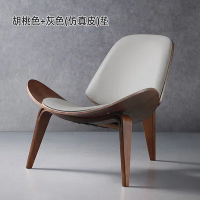 Nordic High-End Light Luxury Solid Wood Leisure Chair