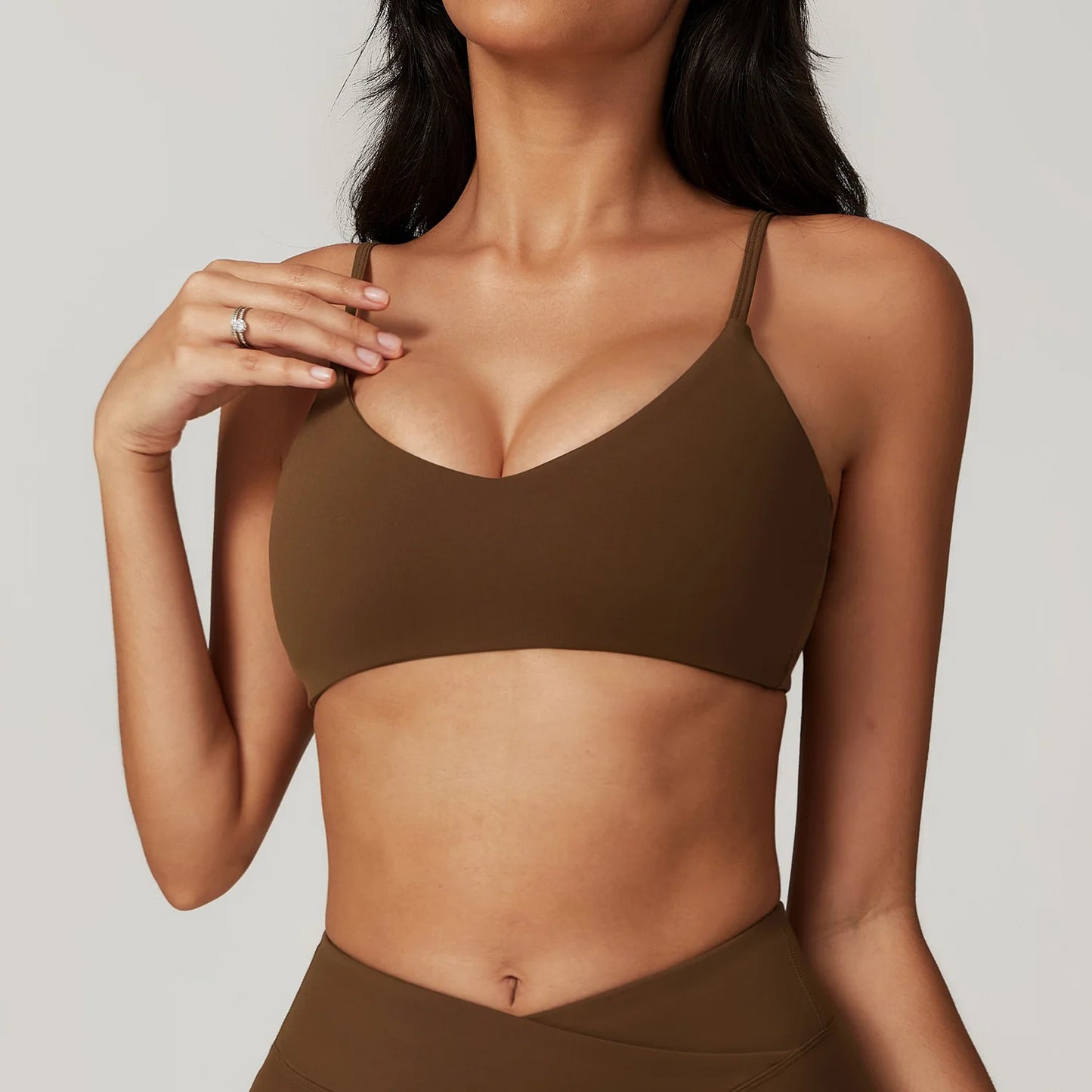 Workout Tank Top Backless Shockproof Breathable