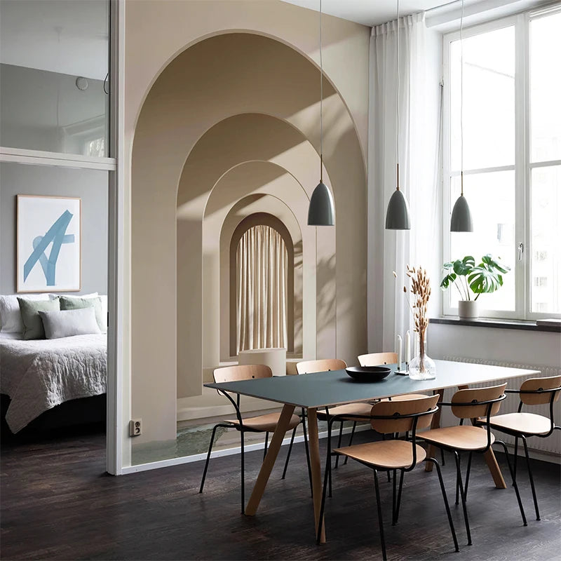 3D Arch Mural Wallpaper Self-adhesive Removable