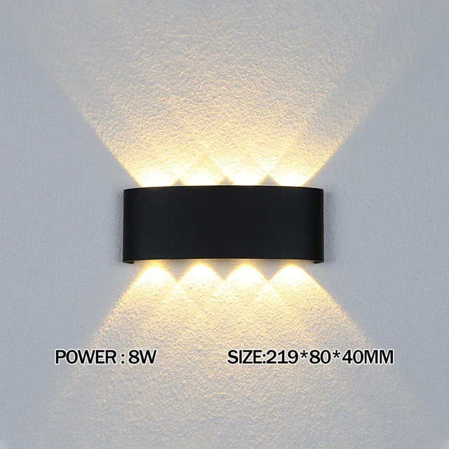 LED Plastic Indoor Modern Nordic Sconce