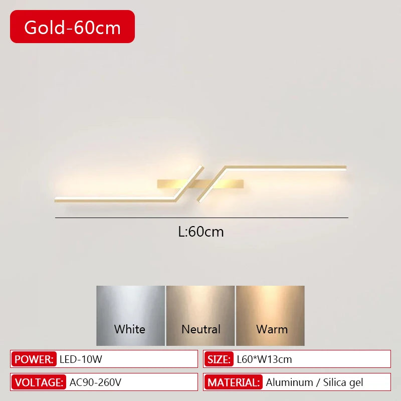 Modern Long Strip Wall Sconces