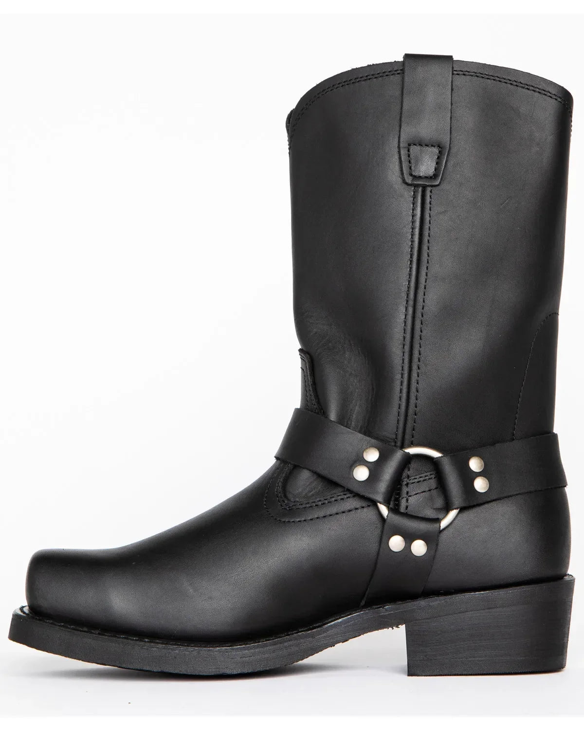 Retro Cowboy Boots Men Mid Calf