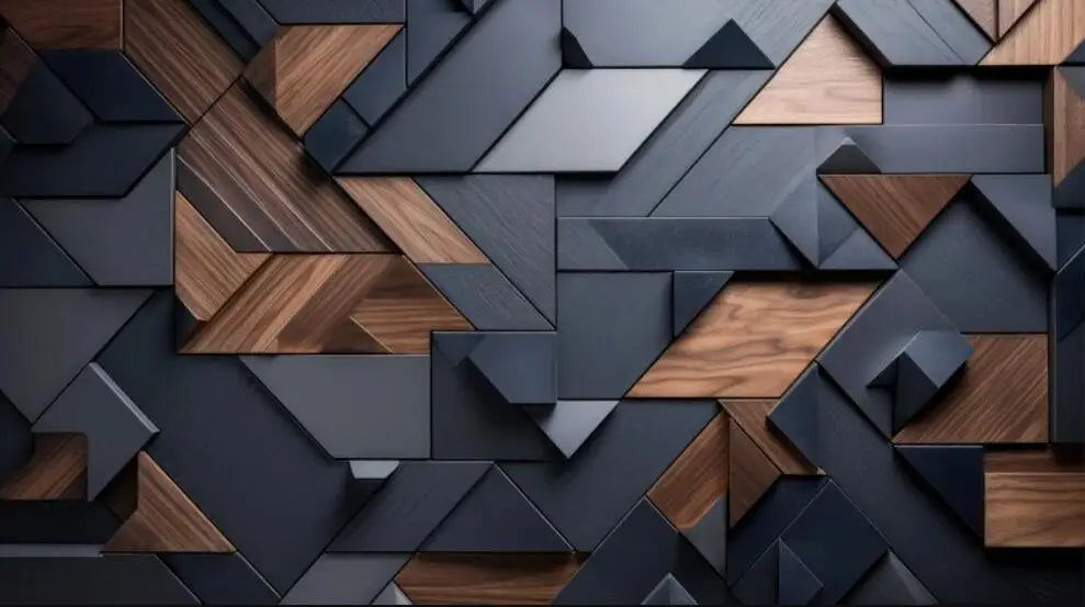 3D Abstract Geometric Background Wallpaper