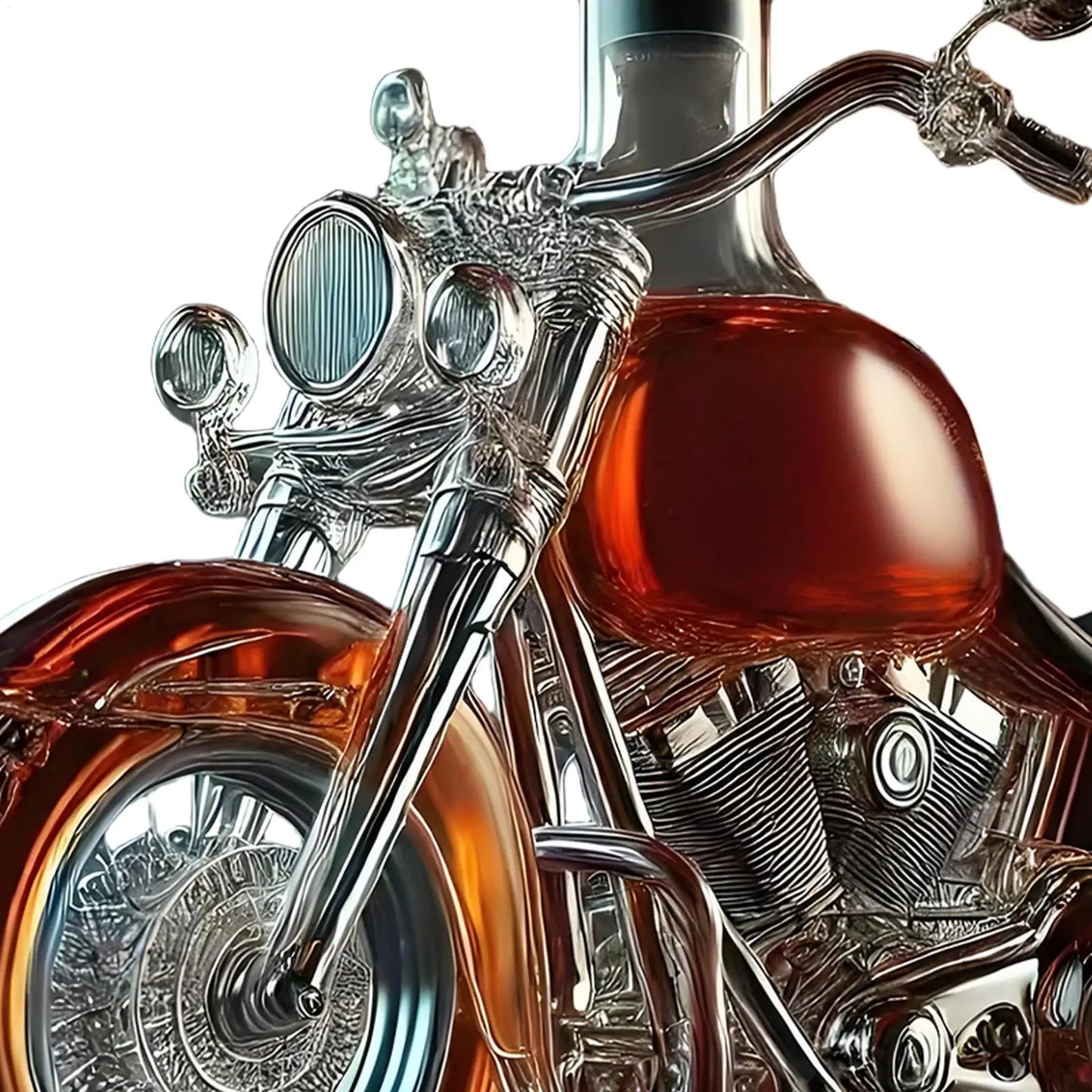 Motorcycle Glass Decanter for Motorcycle Lovers