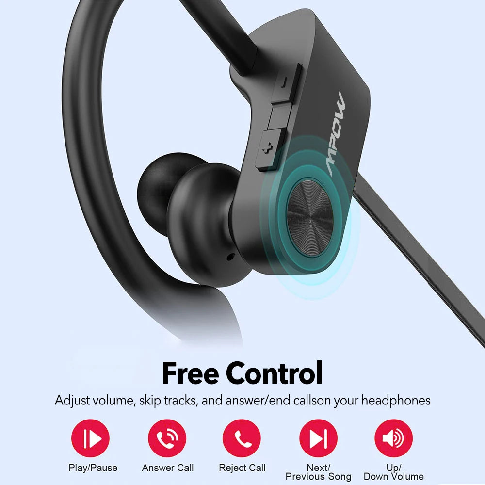 Flame Sports IPX7 Waterproof Bluetooth V5.3 Earbuds