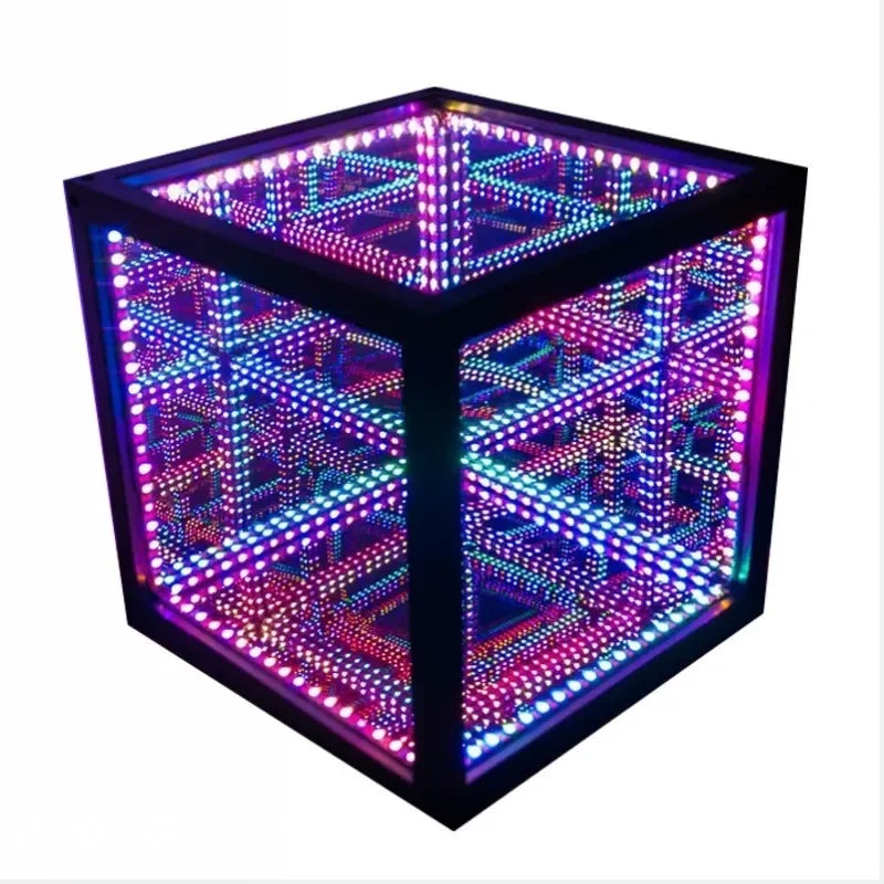 Colorful Led Luminous Crystal Cube Light