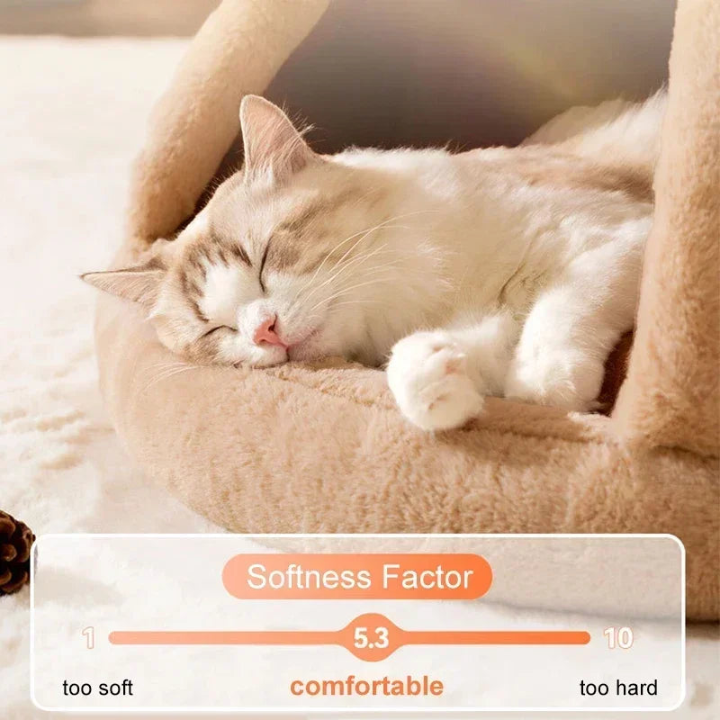 Winter Warm Soft Nest Kennel Cozy Sleeping Cave