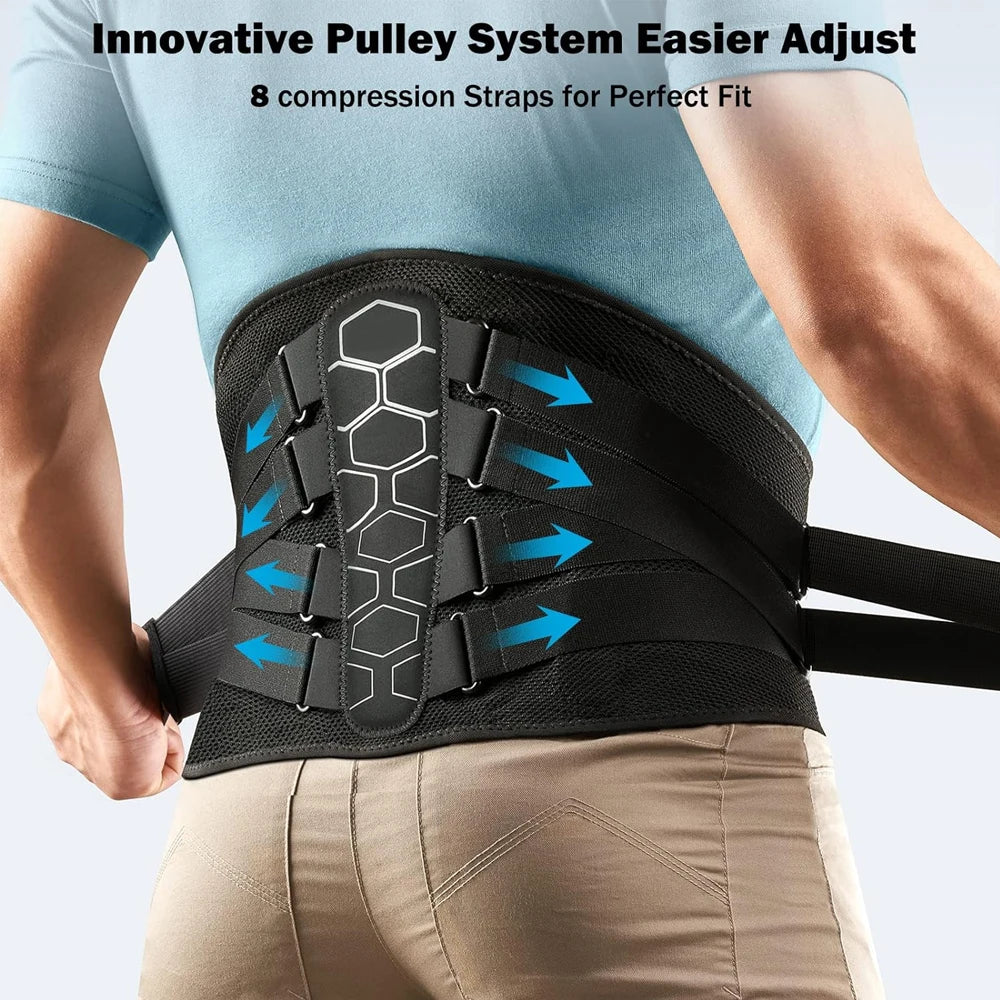 Brace for Lower Back Pain, Sciatica, Herniated Disc, Scoliosis, Back