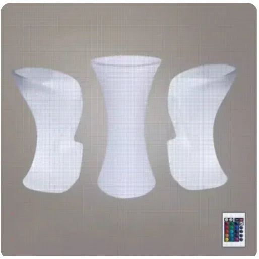 110CM LED Illuminated Round Cocktail Table