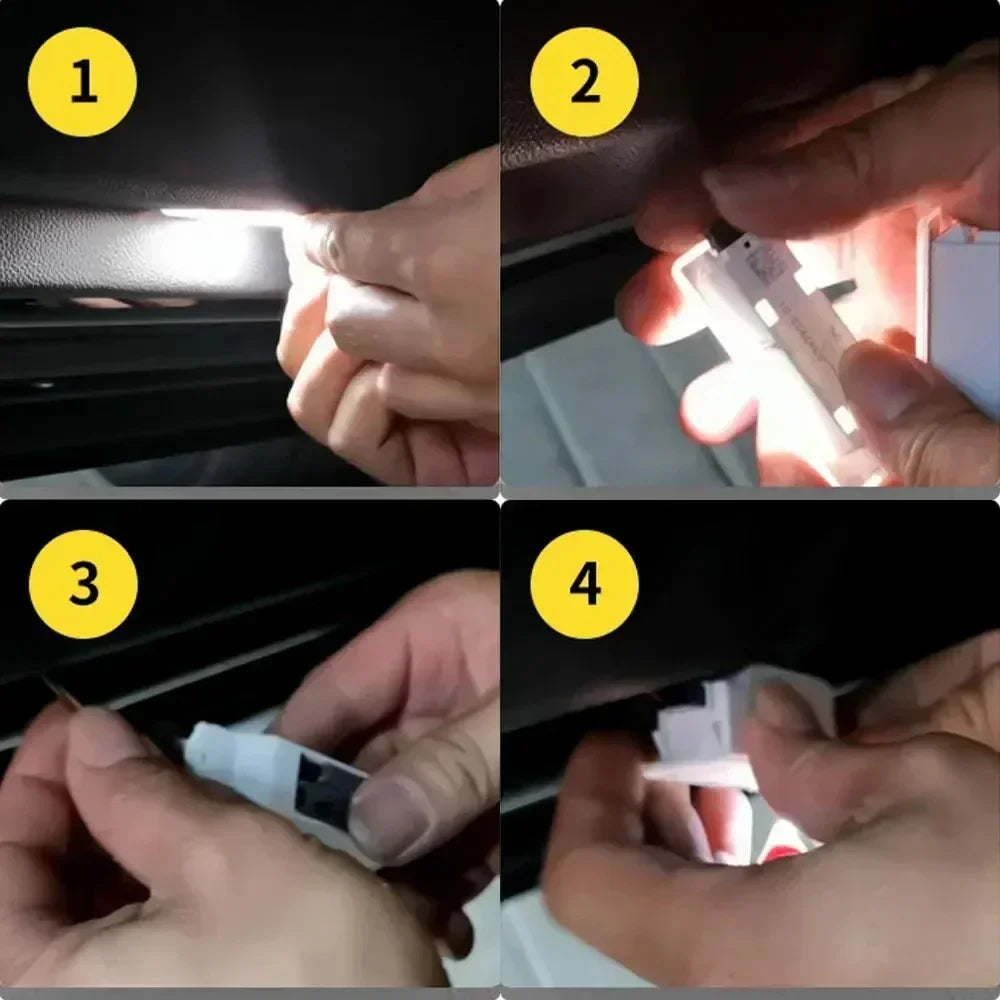 2Pcs Dynamic ULT Car Door Welcome Light For BMW F10 F11 F12 F13 F30 E90 E91 E92 E93 E90 Light Interior Lighting Car Accesorios