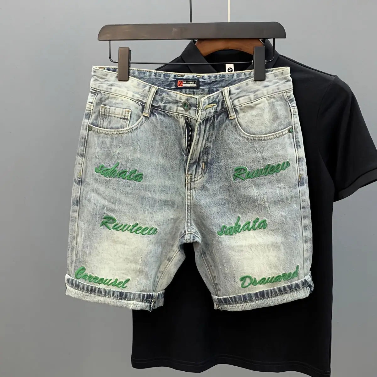 Denim Shorts Slim Vintage Original Blue