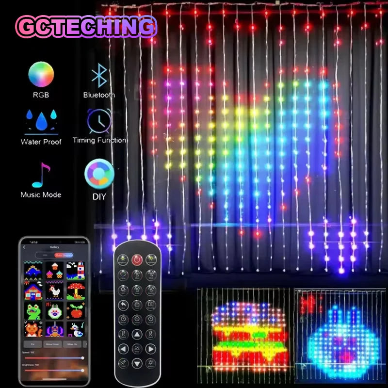 Smart Bluetooth App LED String RGB Fairy Lights