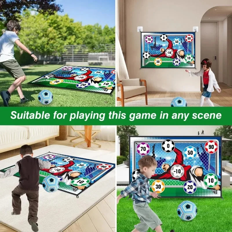 Soccer Game Mat Set Outdoor Indoor Soccer Training