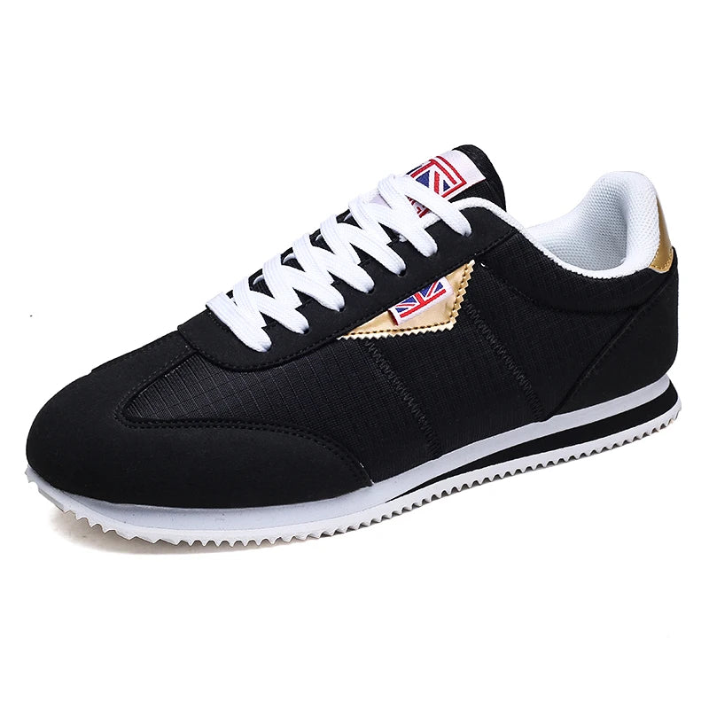 Retro Flat Yellow Men's Casual Sport Shoes