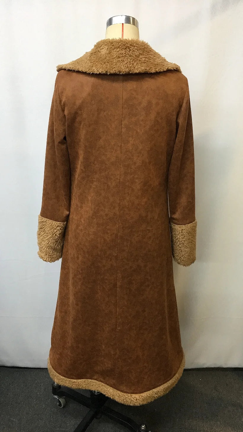 Denim Western Retro Sherpa Lined Outerwear
