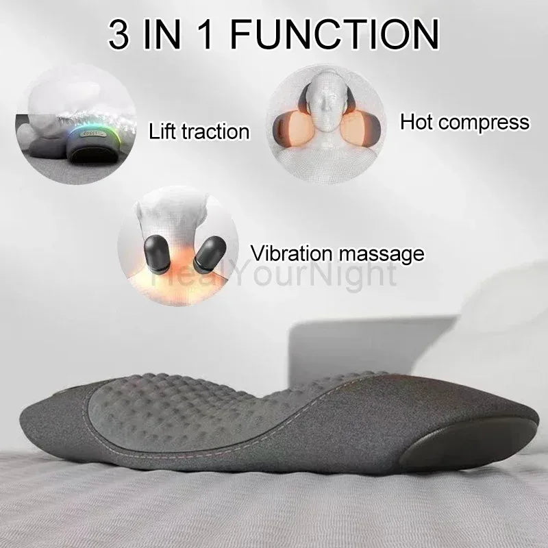 Massage Pad Heating Vibrating Back Massager
