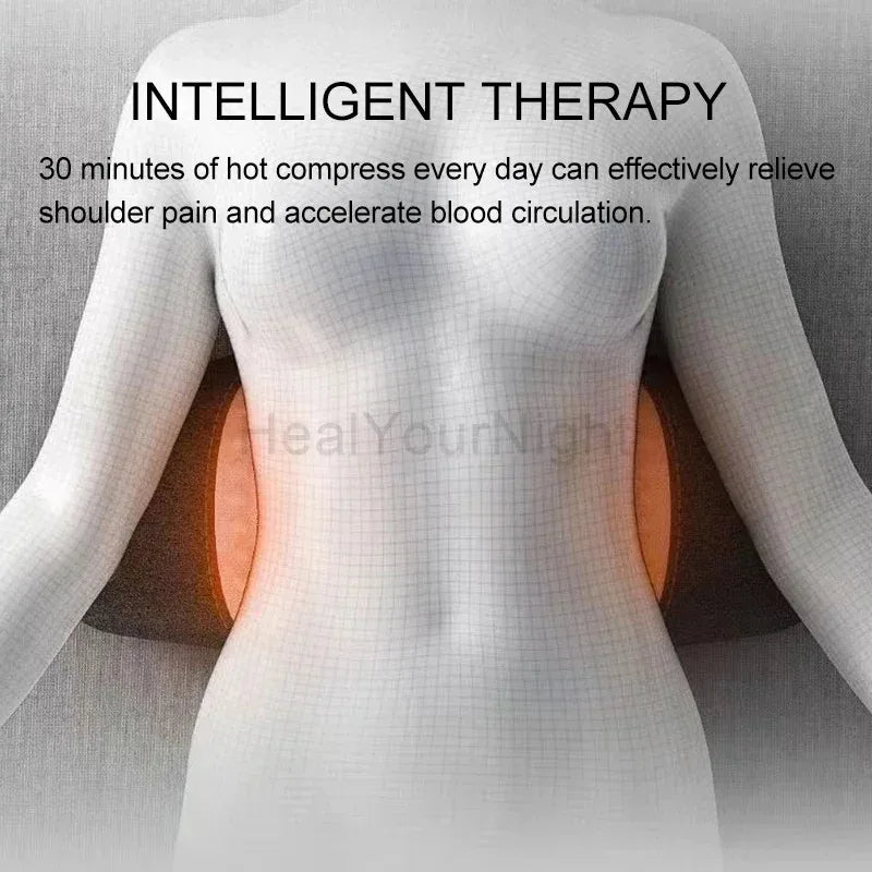 Massage Pad Heating Vibrating Back Massager