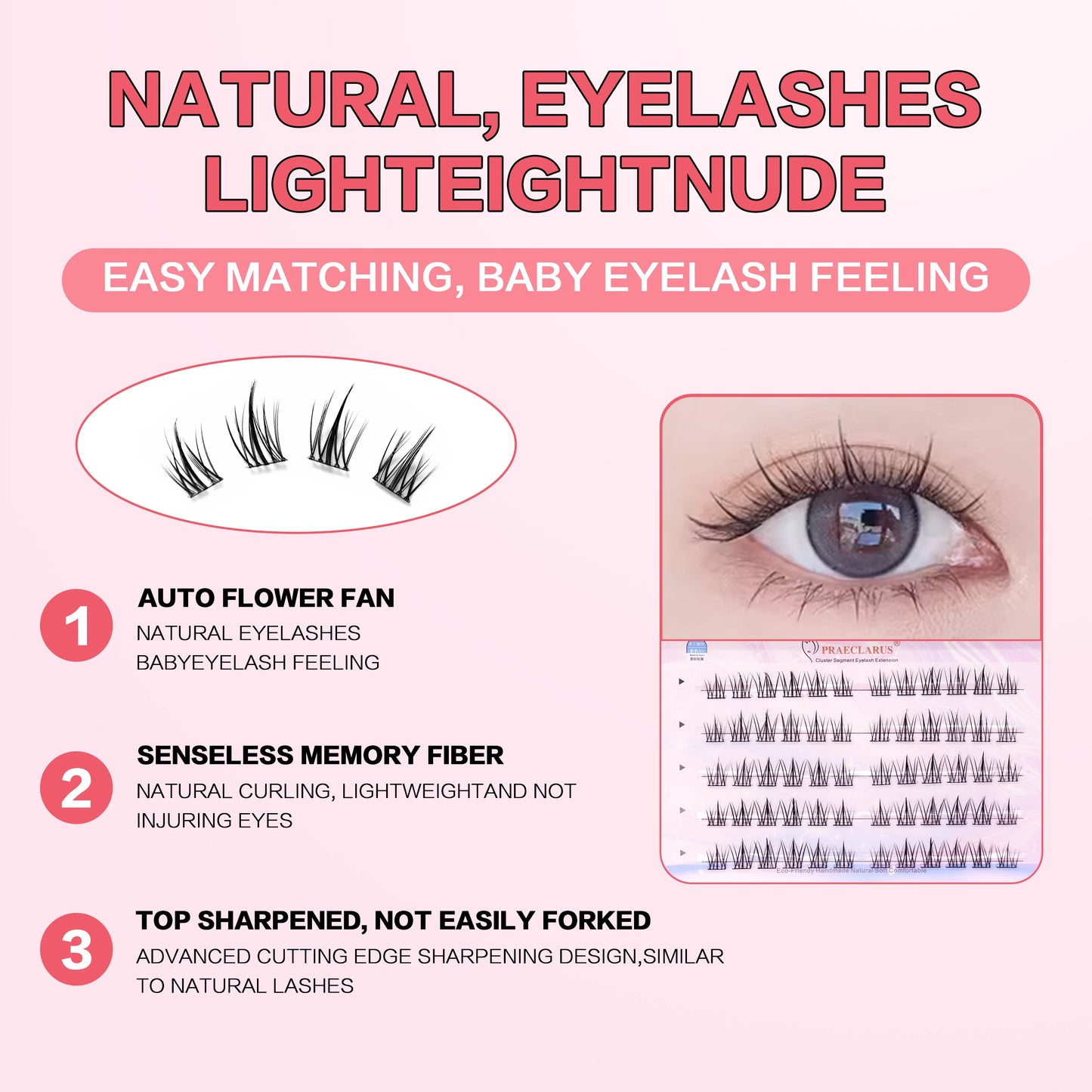 No Glue Needed DIY Eyelash Self Adhesive