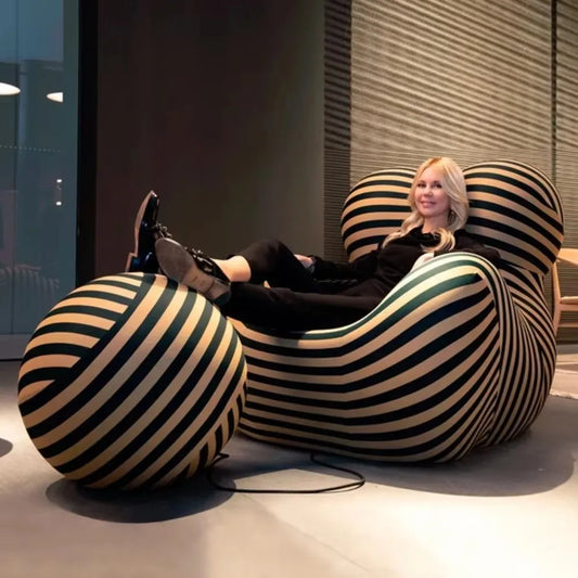 Single Chaise Bean Bag Recliner