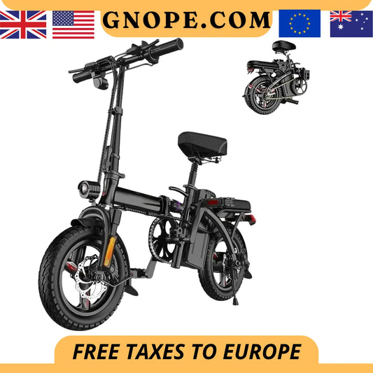 400W Motor 22MPH Max Speed, 14” Tire, 48V Electric Bike