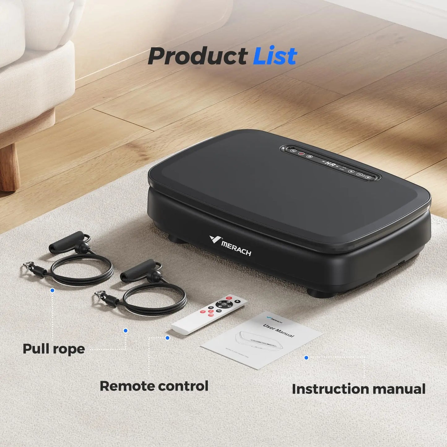 Vibration Plate Exercise Machine with Light