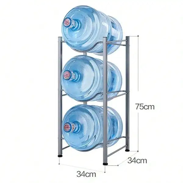 3-Tier Water Bottle Storage Rack Heavy Duty