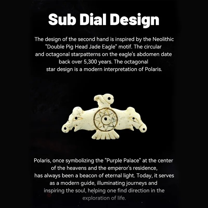 Polaris Sub Dial Luminous Mens Wristwatch