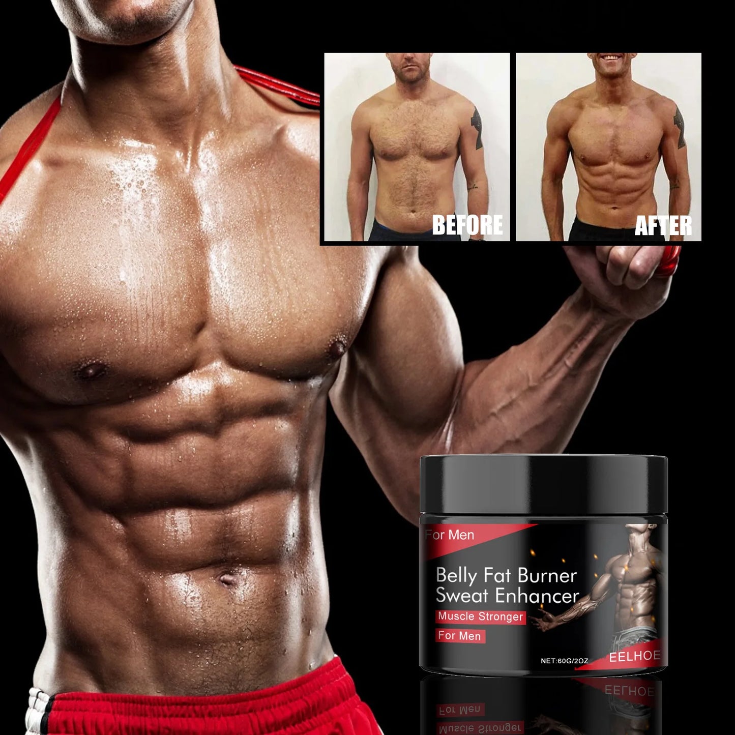 Sculpting Cream Abdominal Anti Cellulite Thermogenic Massage Cream
