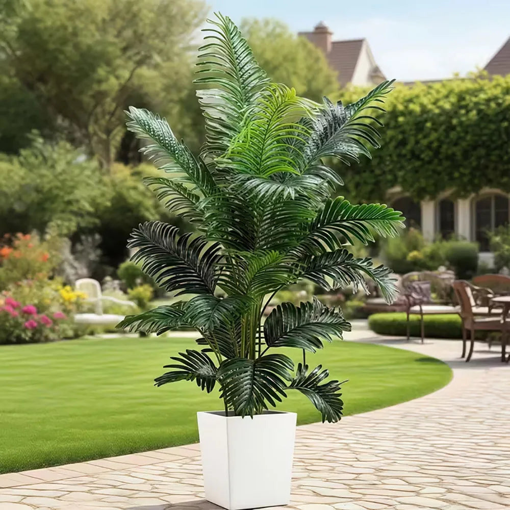 35-Inch Artificial Giant Palm Tree Plant 2 Pieces