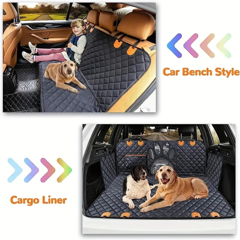 Universal Pet Seat Cover for Car Rear Seat