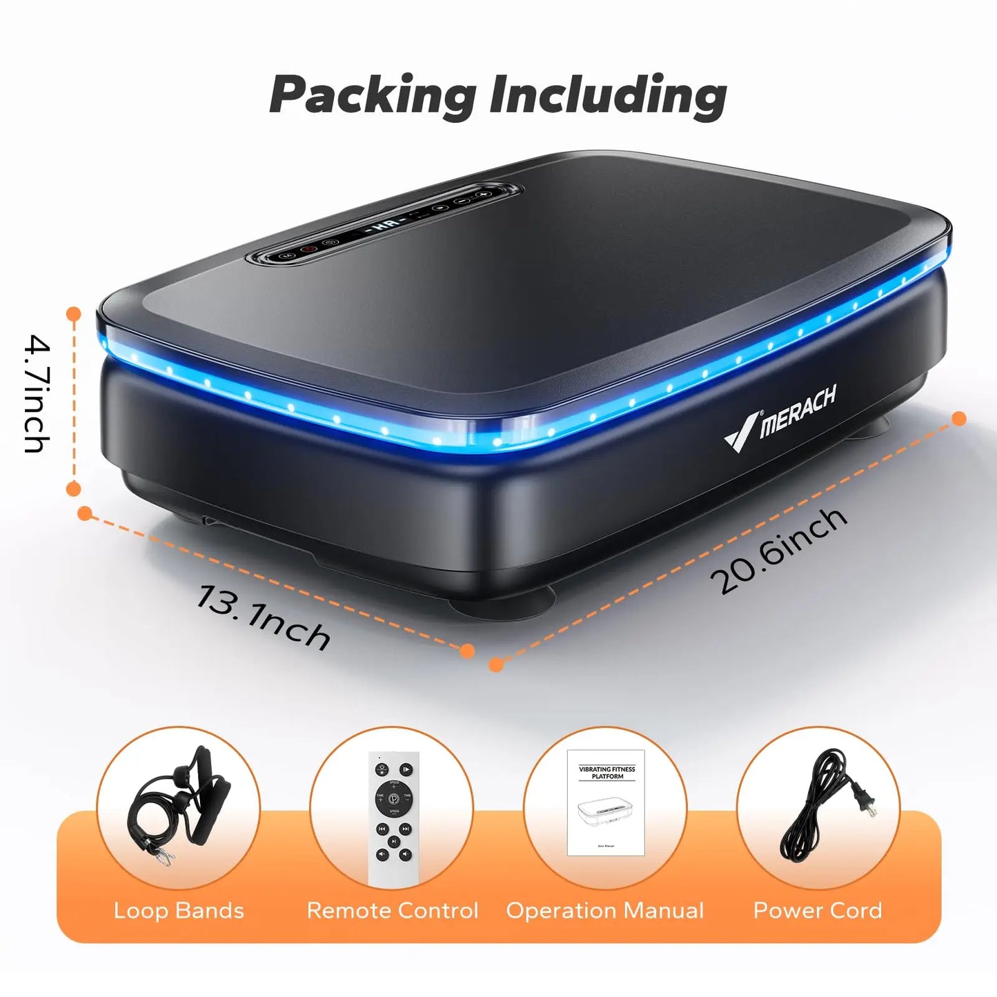 Vibration Plate Exercise Machine with Light