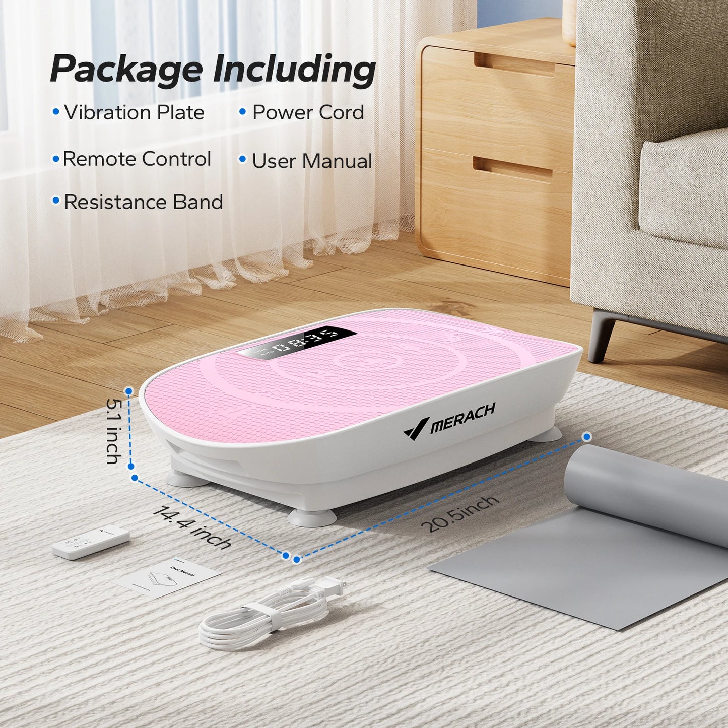 MERACH Vibration Plate Whole Body Workout