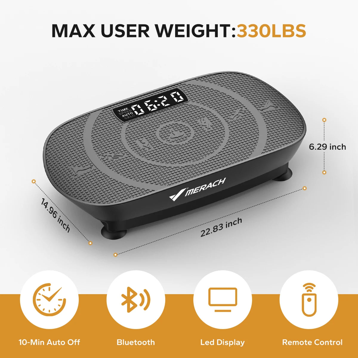 MERACH Vibration Plate Whole Body Workout