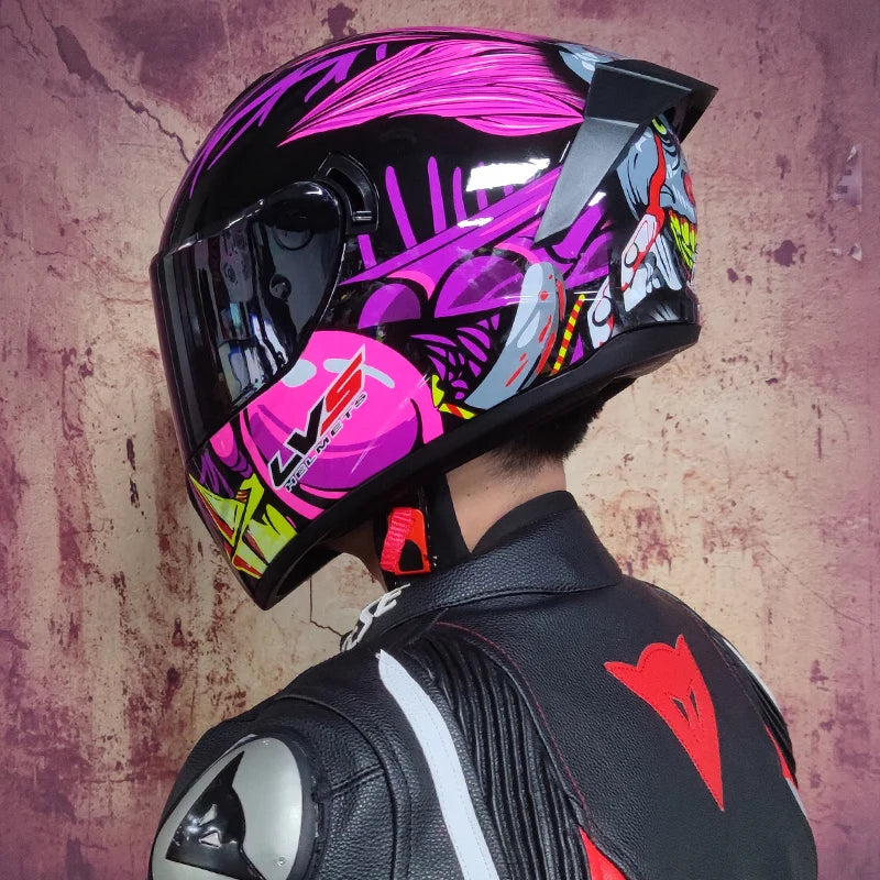Full Face Double Visor Racing Helmet