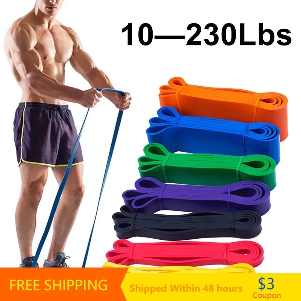 Unisex Fitness Rubber Resistance Bands