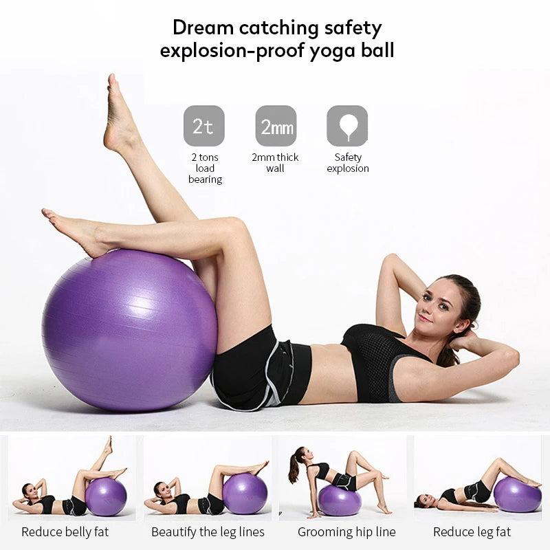 PVC Fitness Yoga Ball Thickened Explosion-proof