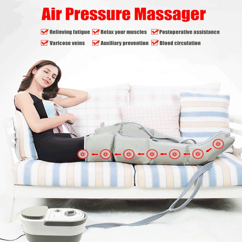 Air Wave Pressure Massager Continuous Compression Circulator