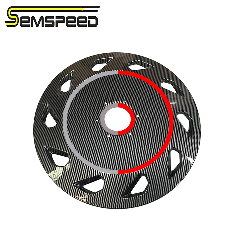 Motorcycle Rear Gear Protective Wheel Cover Carbon