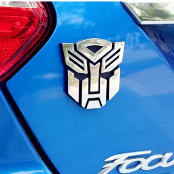 Transformers 3D Car Badge Emblem