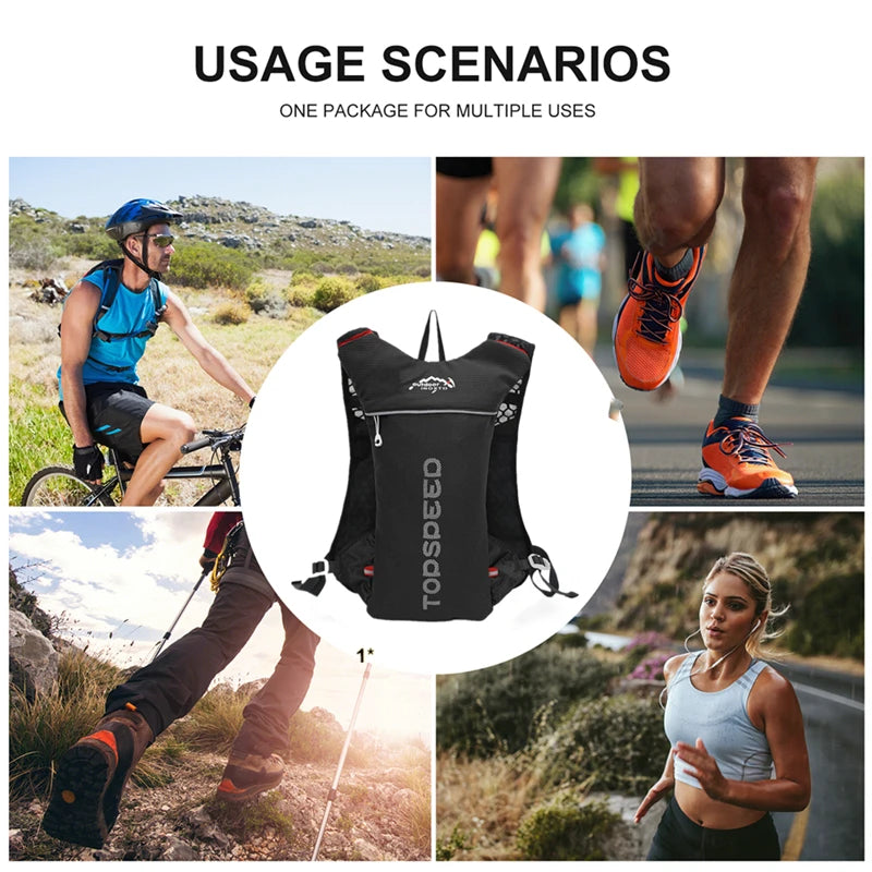 Ultralight Backpack Hydration Jogging Vest