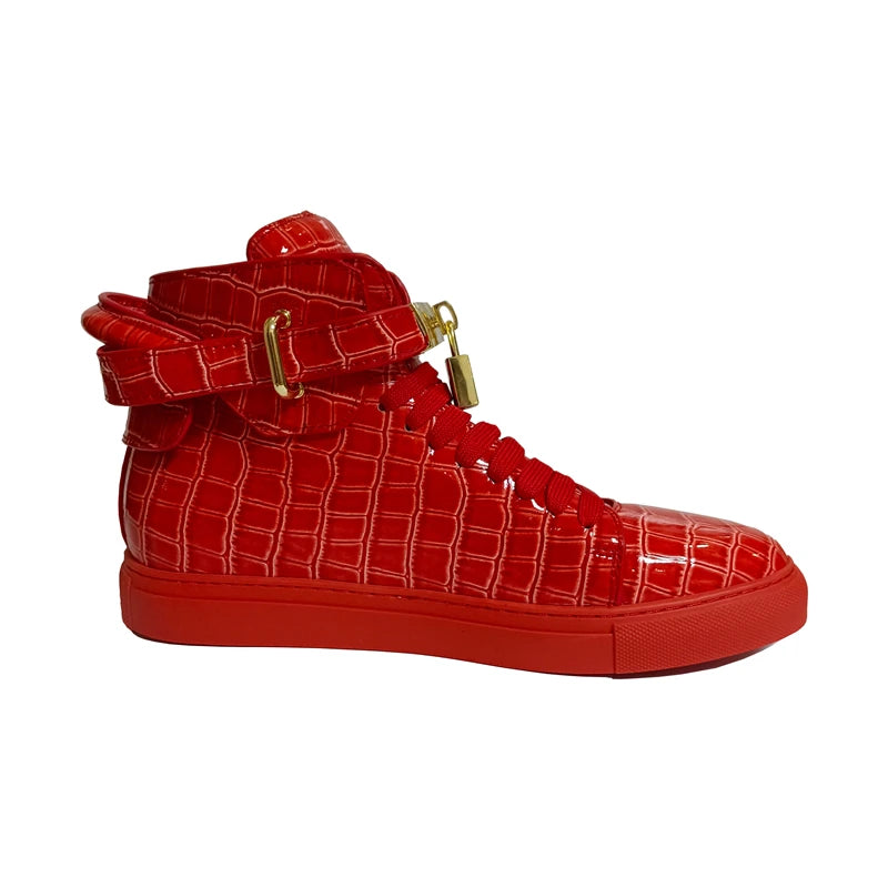 Genuine Natural Leather High Quality Sneakers