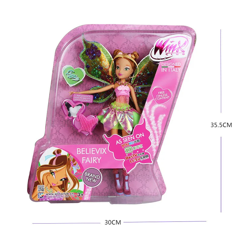 Fairy Rainbow Colorful Girl Doll Action Figures