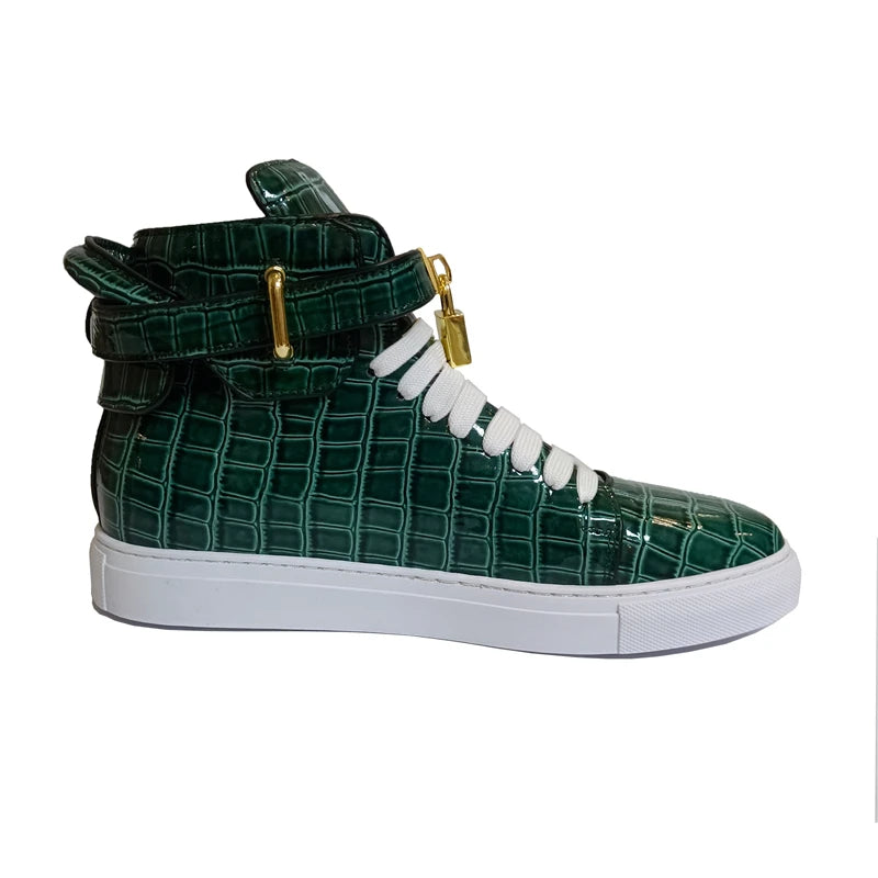 Genuine Natural Leather High Quality Sneakers