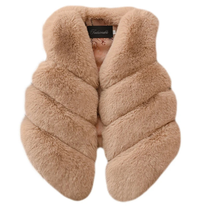 Faux Fur Vest Outerwear