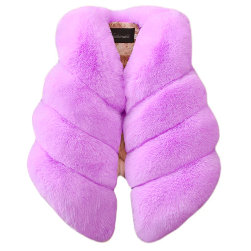 Faux Fur Vest Outerwear