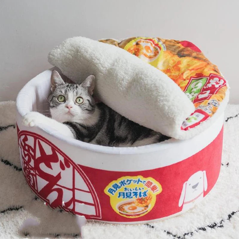 Funny Noodles Small Dog Bed House
